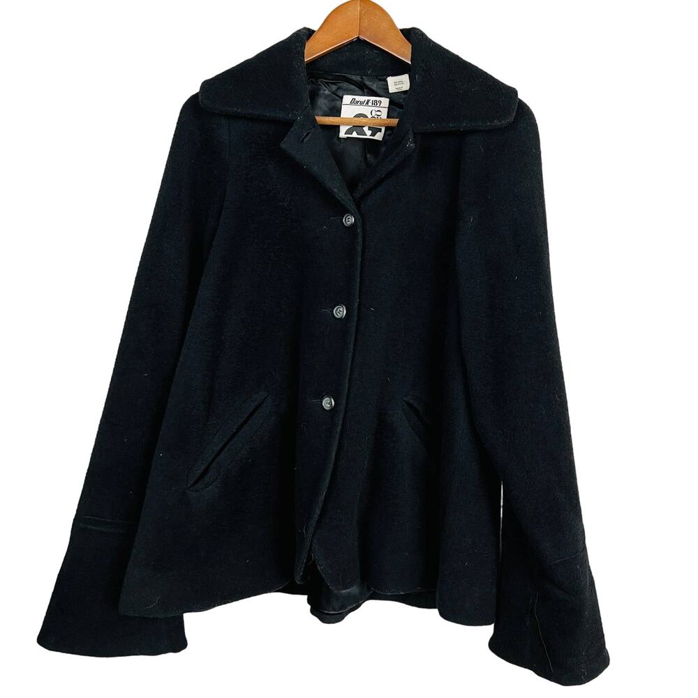 Daryl K-189 Barneys New York Wool Blend Coat Black - S